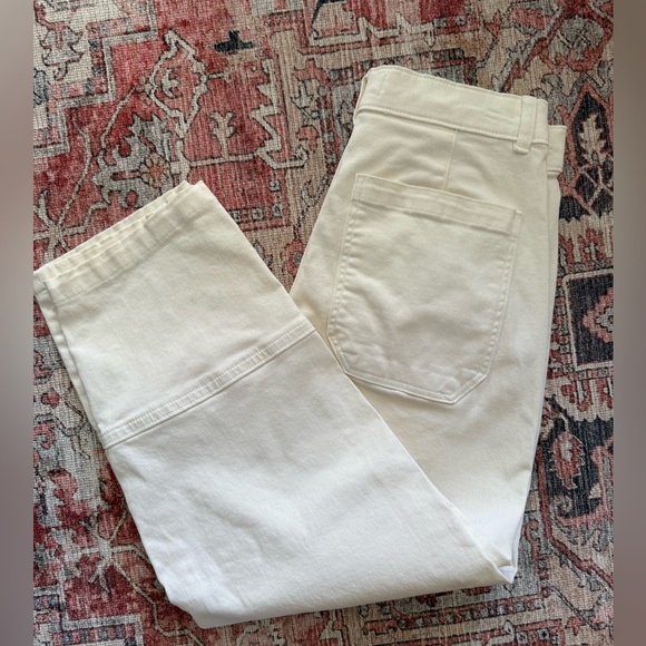 EVERLANE barrel utility jeans pants sz 8 exec cond CUTE! - Picture 4 of 8